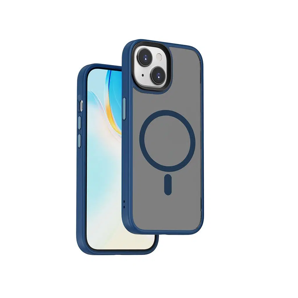 Apple iPhone 15 Kılıf Wiwu FGG-011 M-safe Şarj Özellikli Kamera Korumalı Kapak