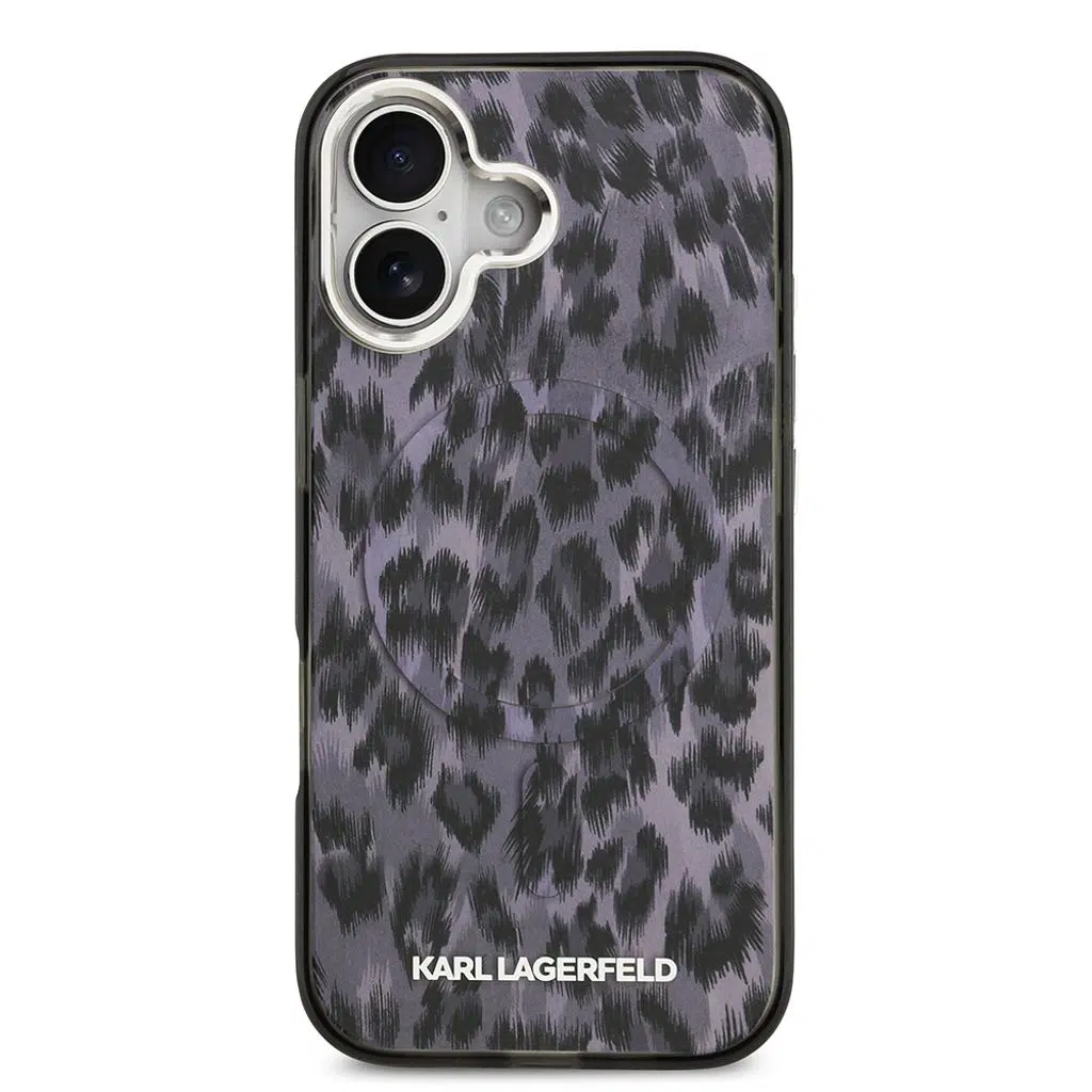 iPhone 17 Magsafe Uyumlu IML Leopar Pattern Kılıf