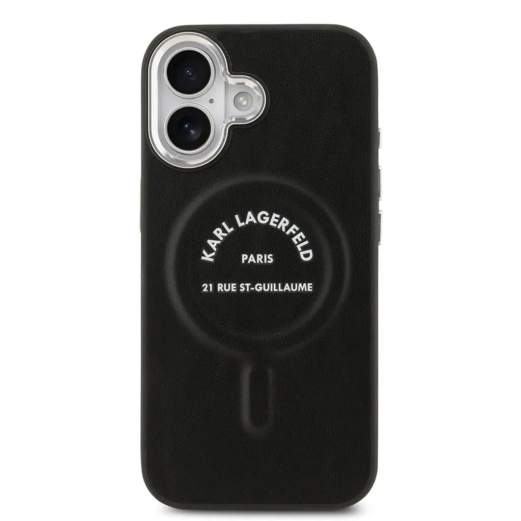 iPhone 17 Magsafe Uyumlu Buton Design Paris RSG PU Deri Kılıf