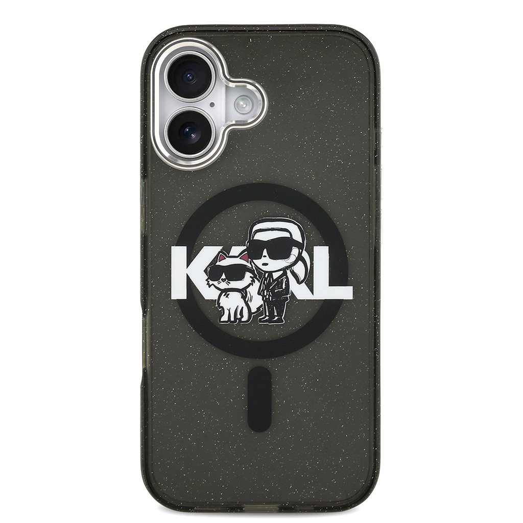Simli Karl & Choupette Sketch iPhone 17 Lambent Logo Kılıf