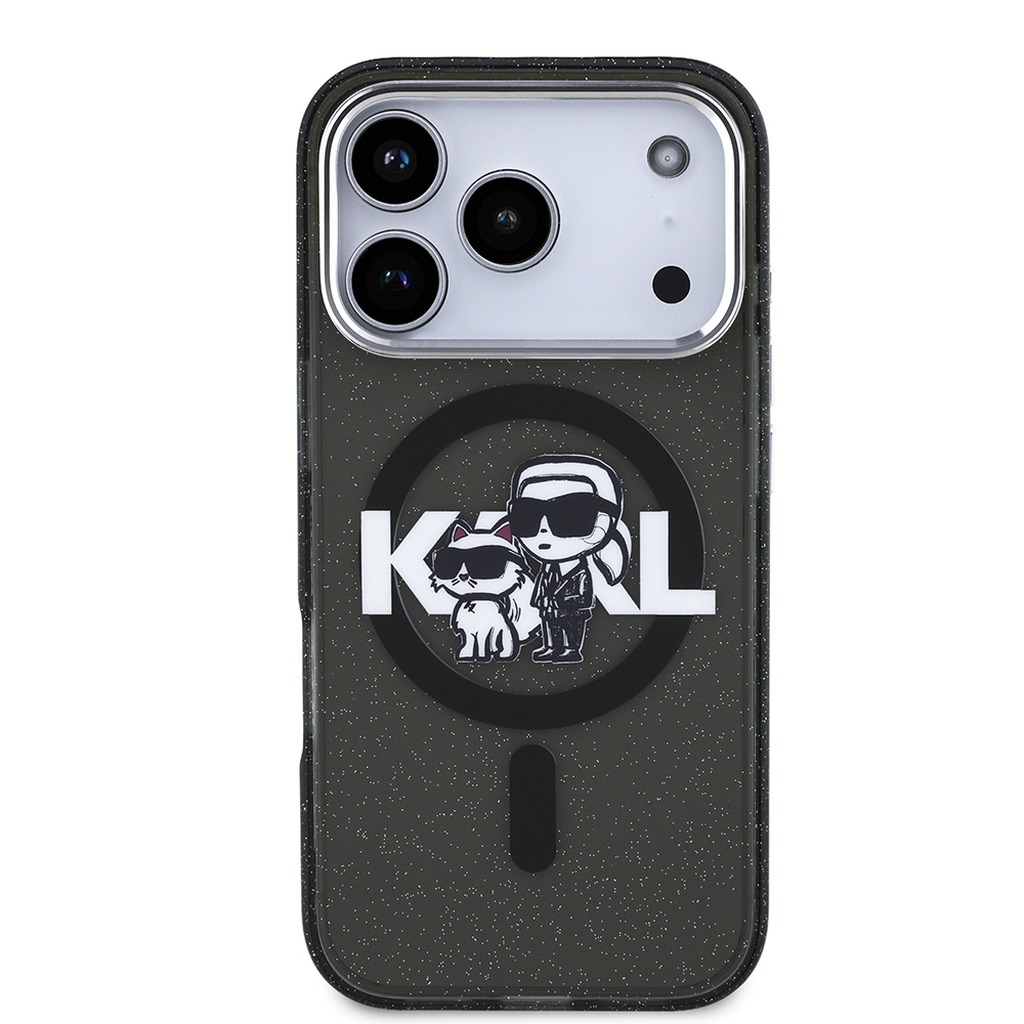 Simli Karl & Choupette Sketch iPhone 17 Pro Lambent Logo Kılıf