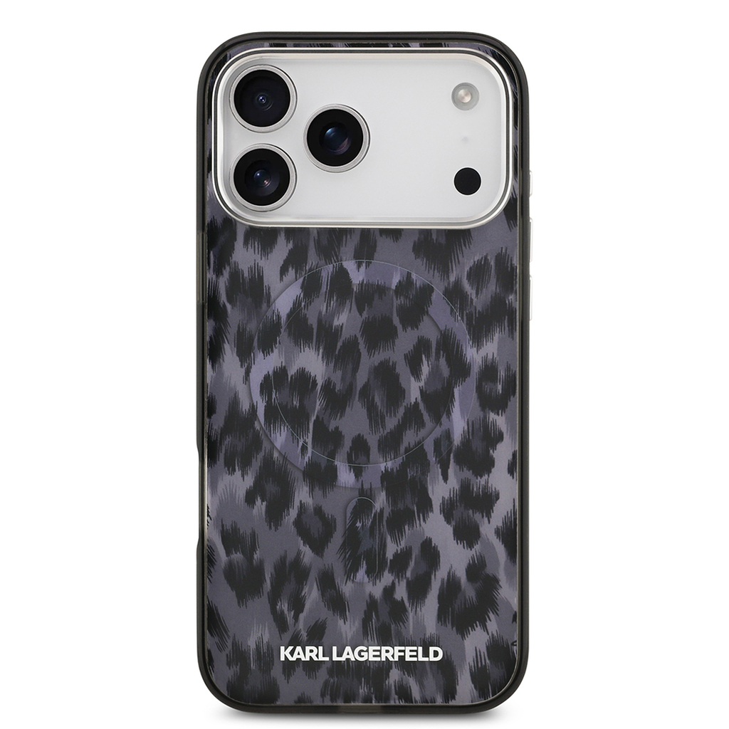 Magsafe Uyumlu IML Leopar Pattern iPhone 17 Pro Max Kılıf