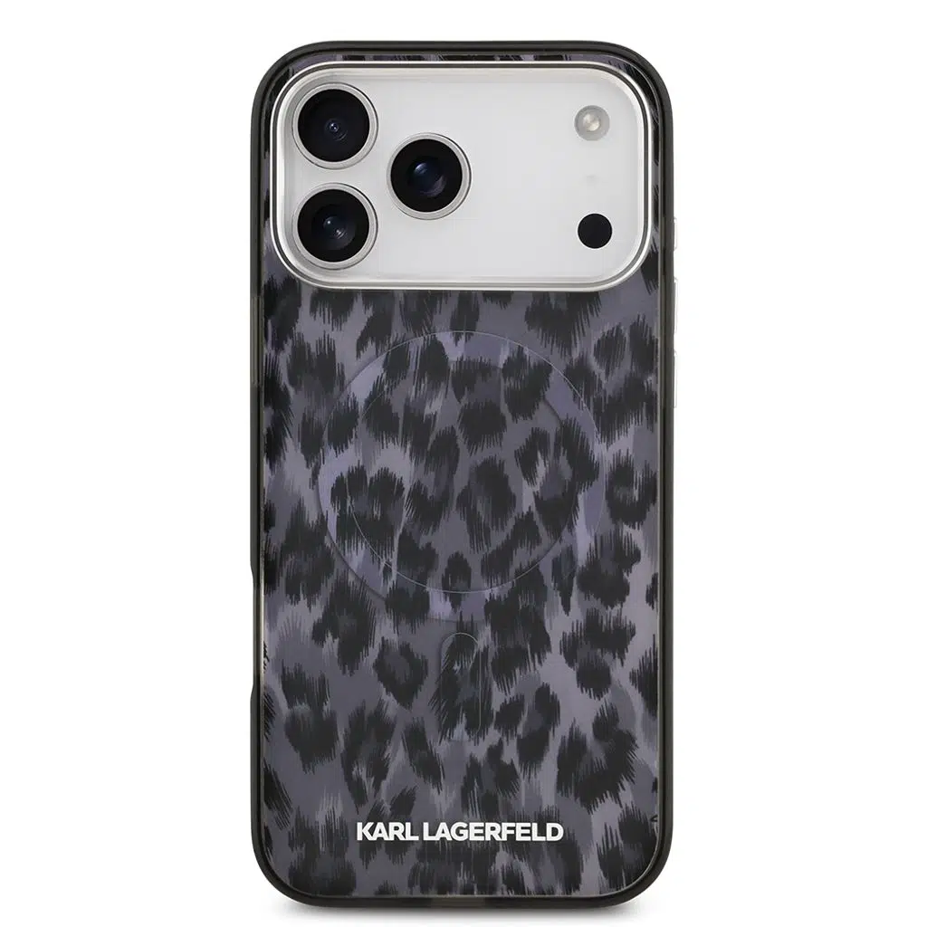 Magsafe Uyumlu IML Leopar Pattern iPhone 17 Pro Max Kılıf