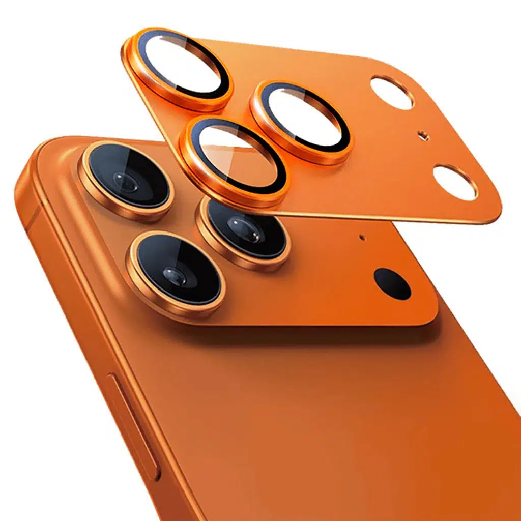 Apple iPhone 17 Pro Max Mohseven Alüminyum Kaplamalı Safir Anti Reflective Kamera Lens Koruyucu