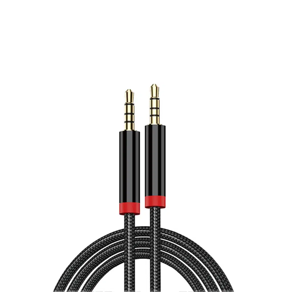 AU-708 Örgü Tasarımlı Aux Audio Kablo 3.5mm 3m