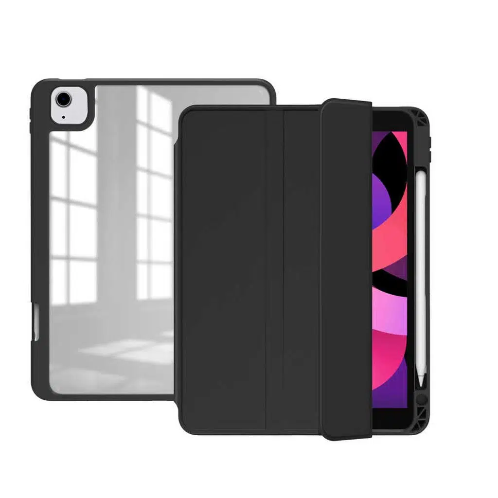 iPad Air 11 2024 Kılıf Nort Arkası Şeffaf Standlı Kılıf