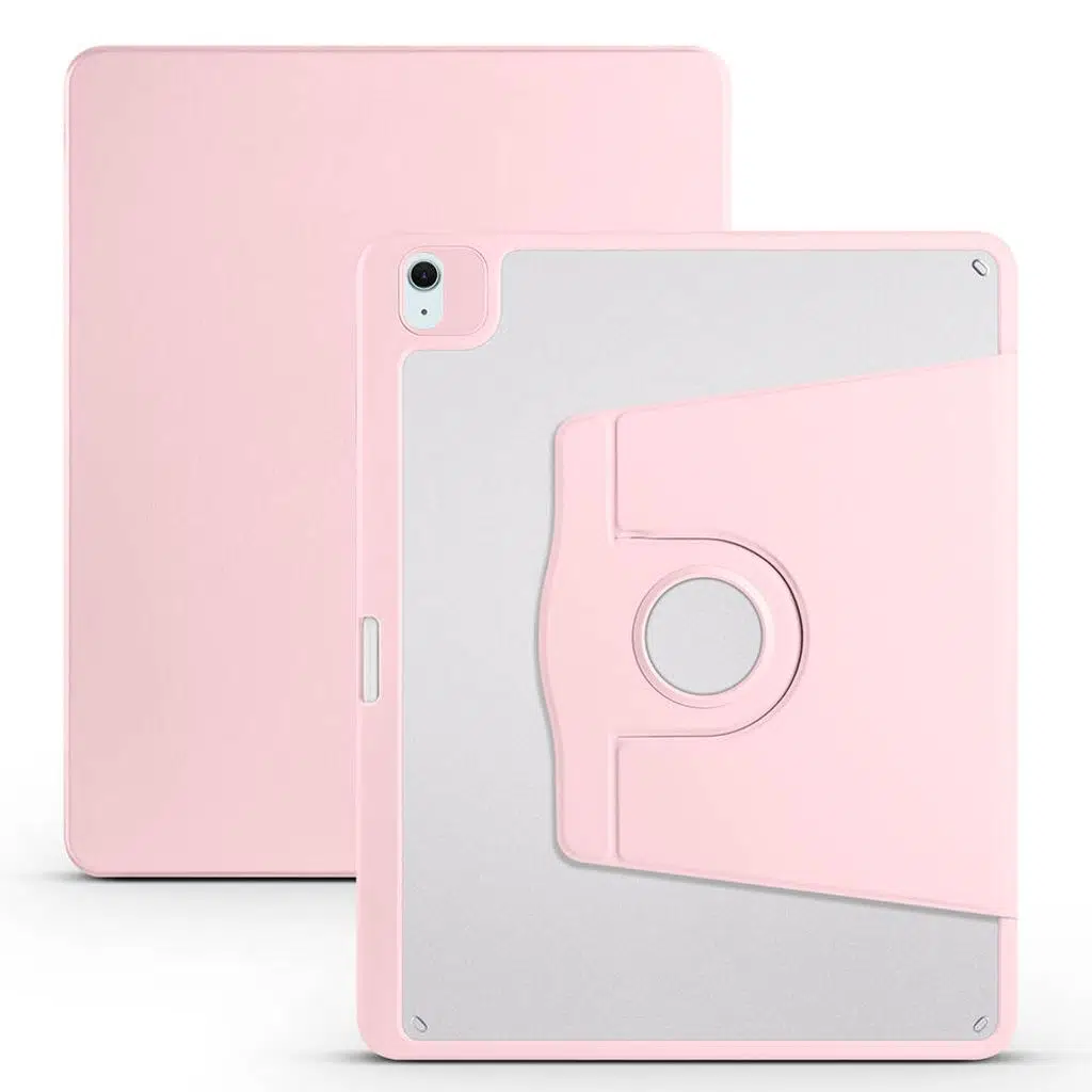 iPad Pro 12.9 2022 M2 Kılıf Termik Kalem Bölmeli Dönebilen Standlı Kılıf