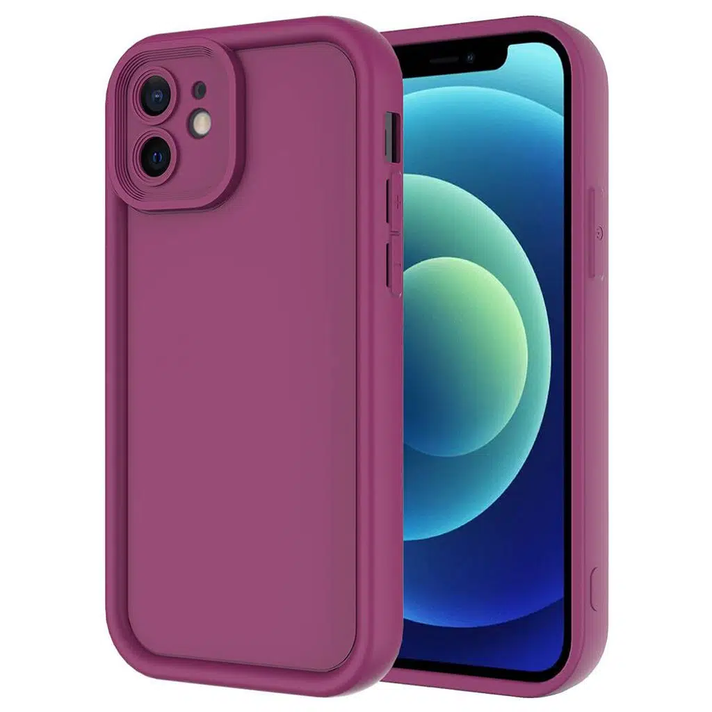 iPhone 12 Kılıf Kamera Korumalı Ananas Kapak