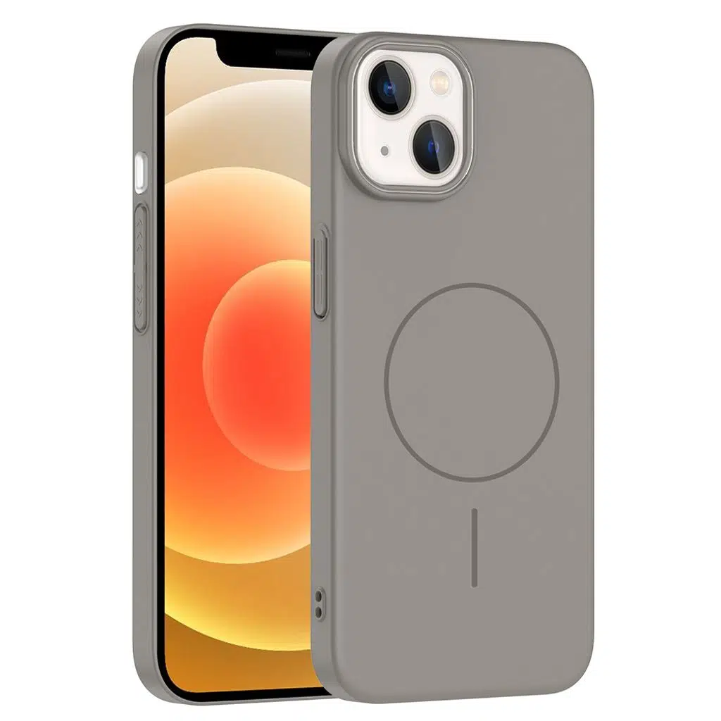 iPhone 13 Kılıf M-safe Şarj Özellikli Ruby Sert Kapak