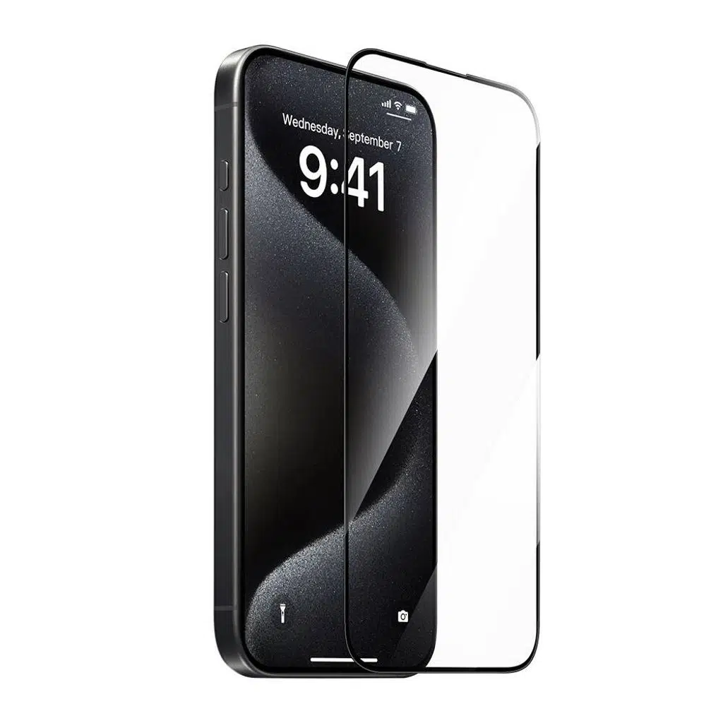 iPhone 13 Lopard GT-008 Polimer Oleofobik Kaplama Şeffaf Pürüzsüz Temperli Cam Ekran Koruyucu 10'lu Paket