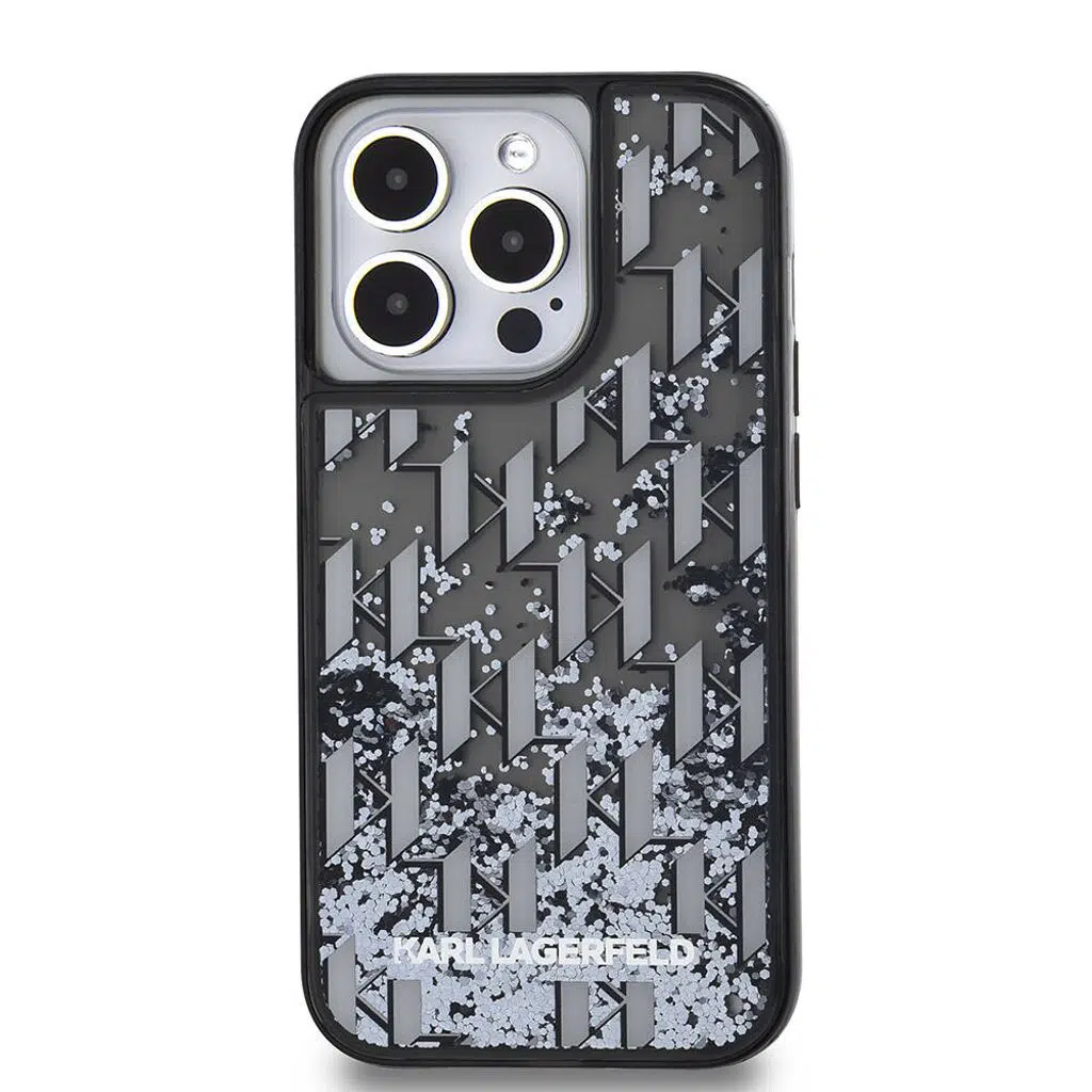 Simli Gradıent iPhone 14 Pro Max KL Scribe Monogram Kılıf