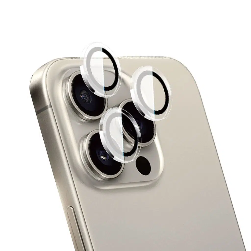 iPhone 14 Pro Max Lopard LG-007 Lens Guard Oleofobik Anti Reflective Kamera Lens Koruyucu + Kolay Uygulama Aparatlı