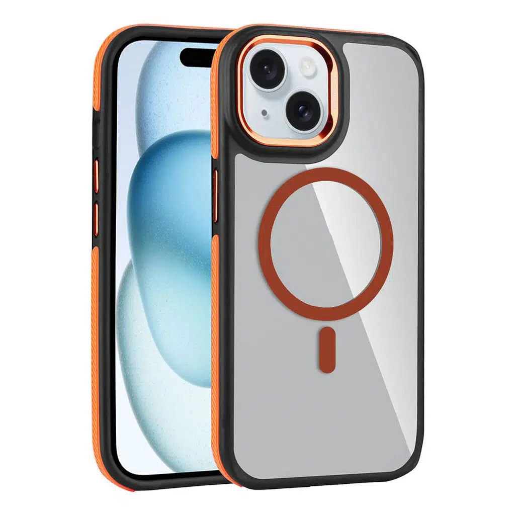 iPhone 15 Kılıf M-safe Şarj Özellikli Mat Görünümlü Solo Kapak