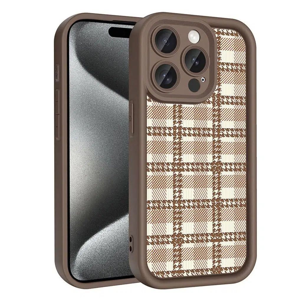 iPhone 15 Pro Max Kılıf Kamera Korumalı Baskılı Arka Yüzey Klas Kapak