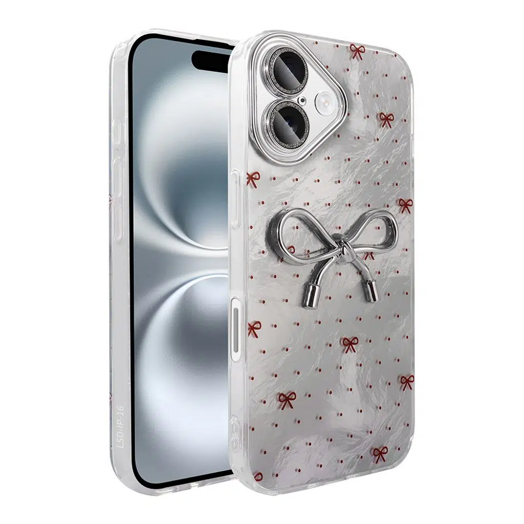 iPhone 16 Kılıf Kamera Korumalı Figürlü Ponti Silikon Kapak