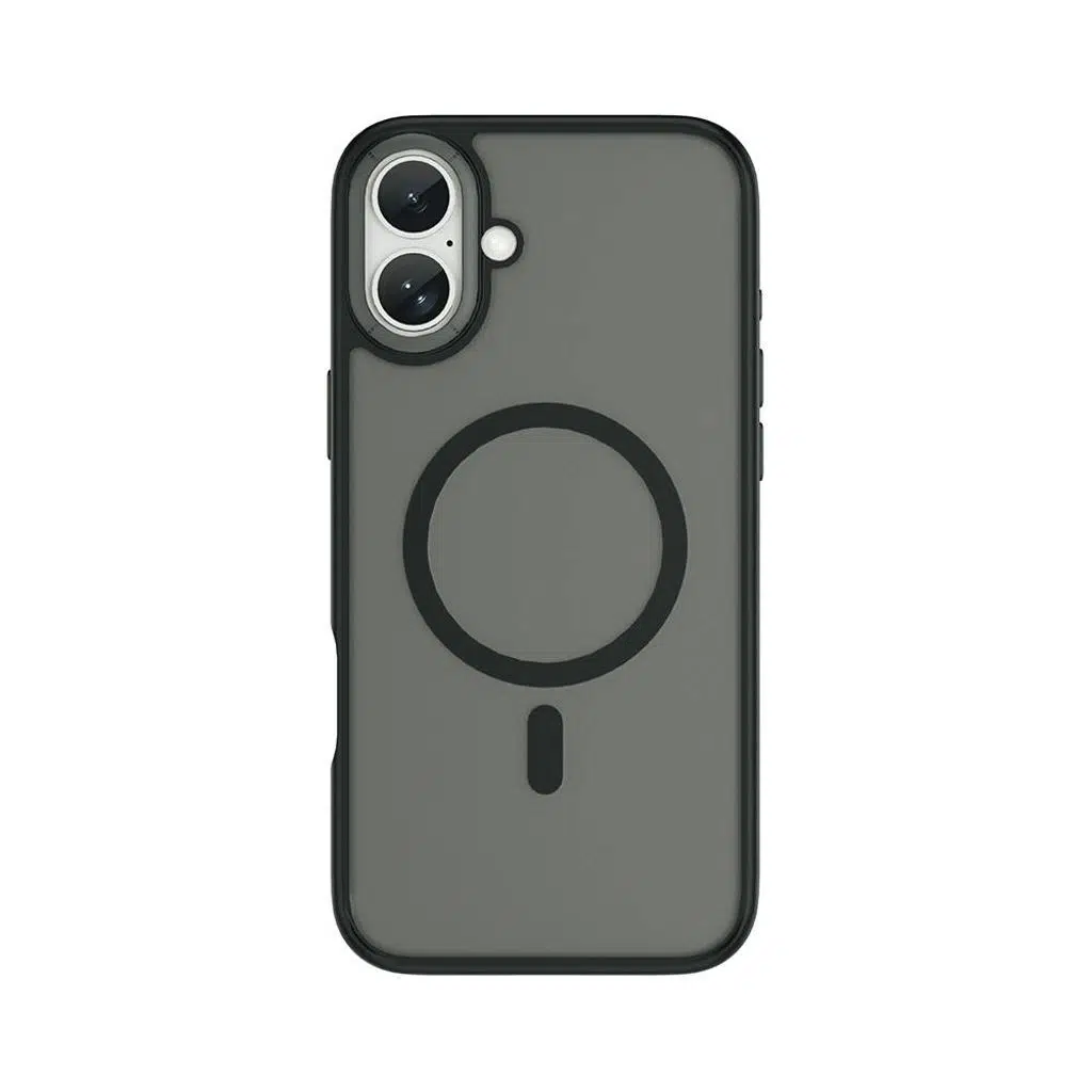 iPhone 16 Plus Kılıf Lopard FGG-012 ArmorPro Serisi M-safe Şarj Özellikli Parmak İzi Bırakmayan Kılıf