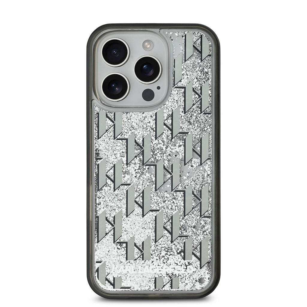 Simli iPhone 16 Pro KL Scribe Monogram Gradient Kılıf