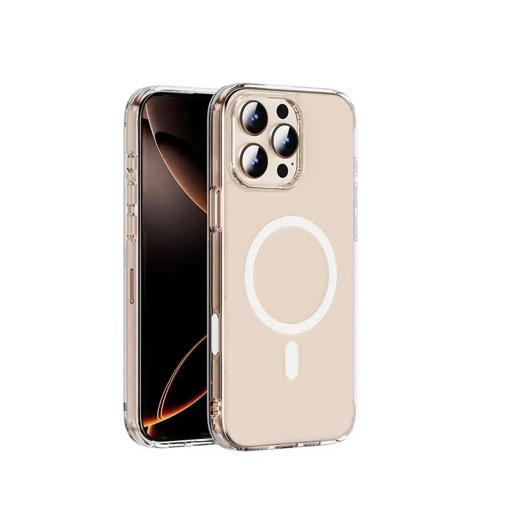 iPhone 16 Pro Kılıf Lopard MCC-102 Magnetic Crystal Sert PC Kapak