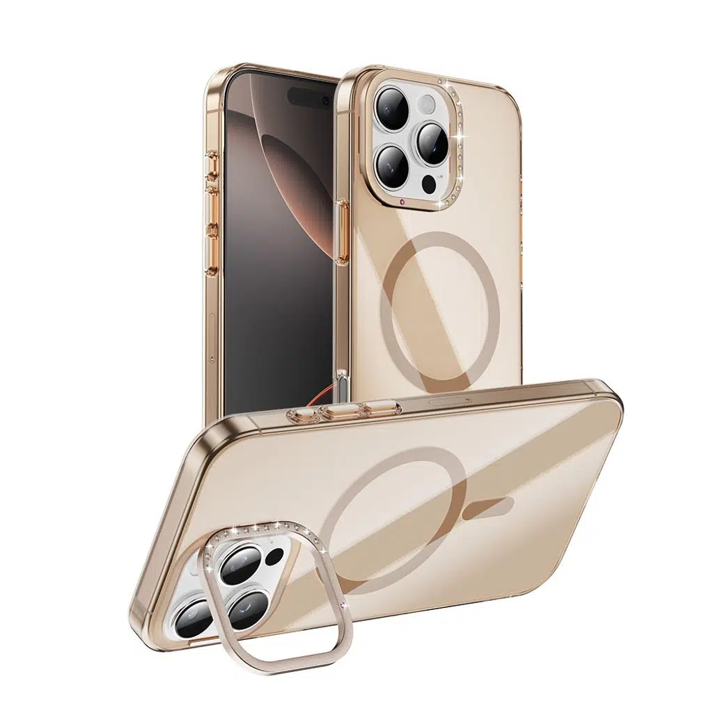 iPhone 16 Pro Kılıf M-safe Şarj Özellikli Kamera Standlı Estop Kapak