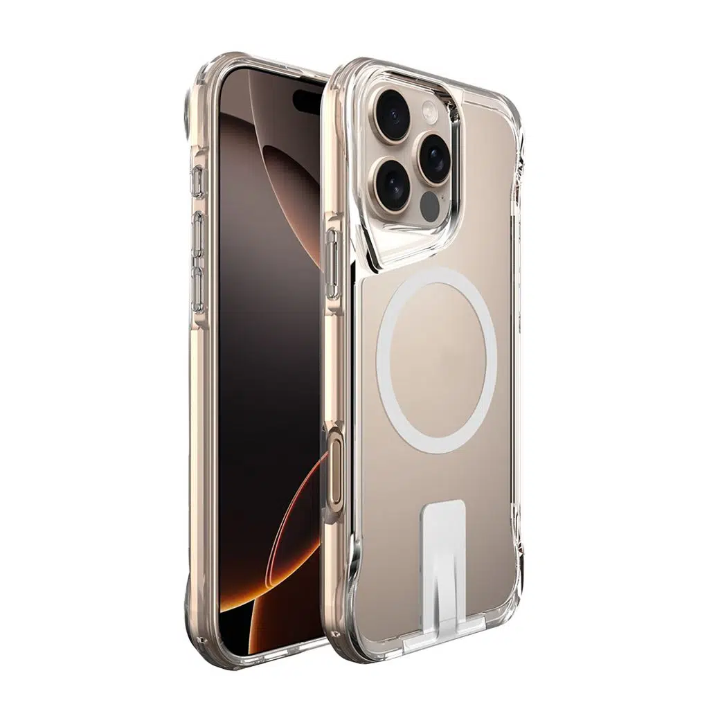 iPhone 16 Pro Kılıf M-safe Şarj Özellikli T-Max Standlı Kapak