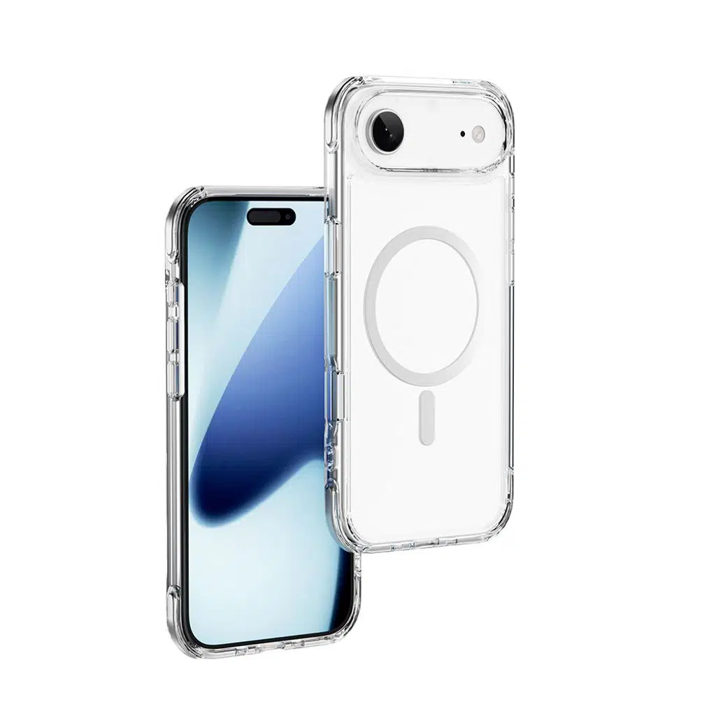 iPhone 17 Air Kılıf M-safe Şarj Özellikli Lopard MCC-702 Titanyum Pro Serisi Sert PC Kapak