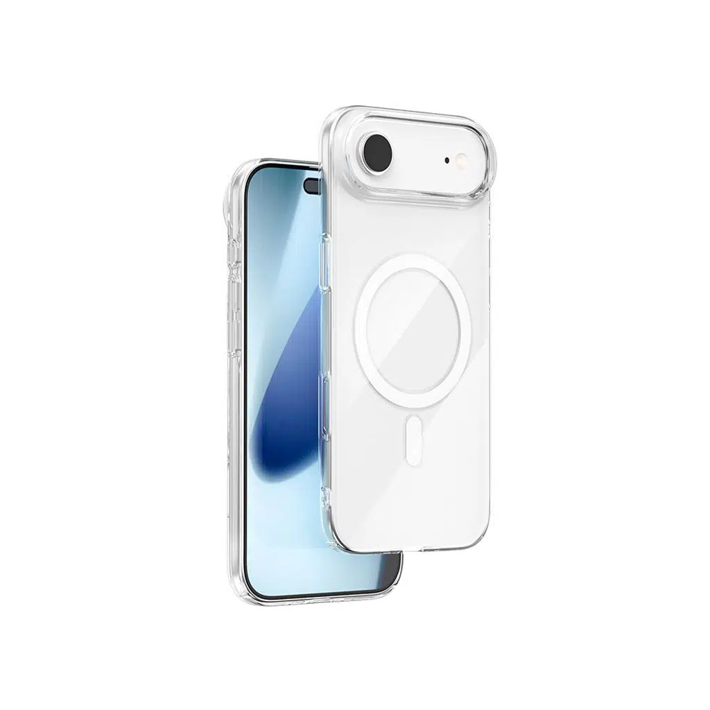 iPhone 17 Air Kılıf M-safe Şarj Özellikli Lopard YXK-207 Invisible Pro Sert PC Kapak