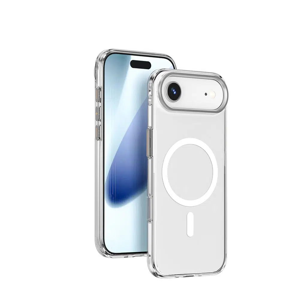 iPhone 17 Air Kılıf M-safe Şarj Özellikli Lopard YXK-208 Invisible Ultra Sert PC Kapak