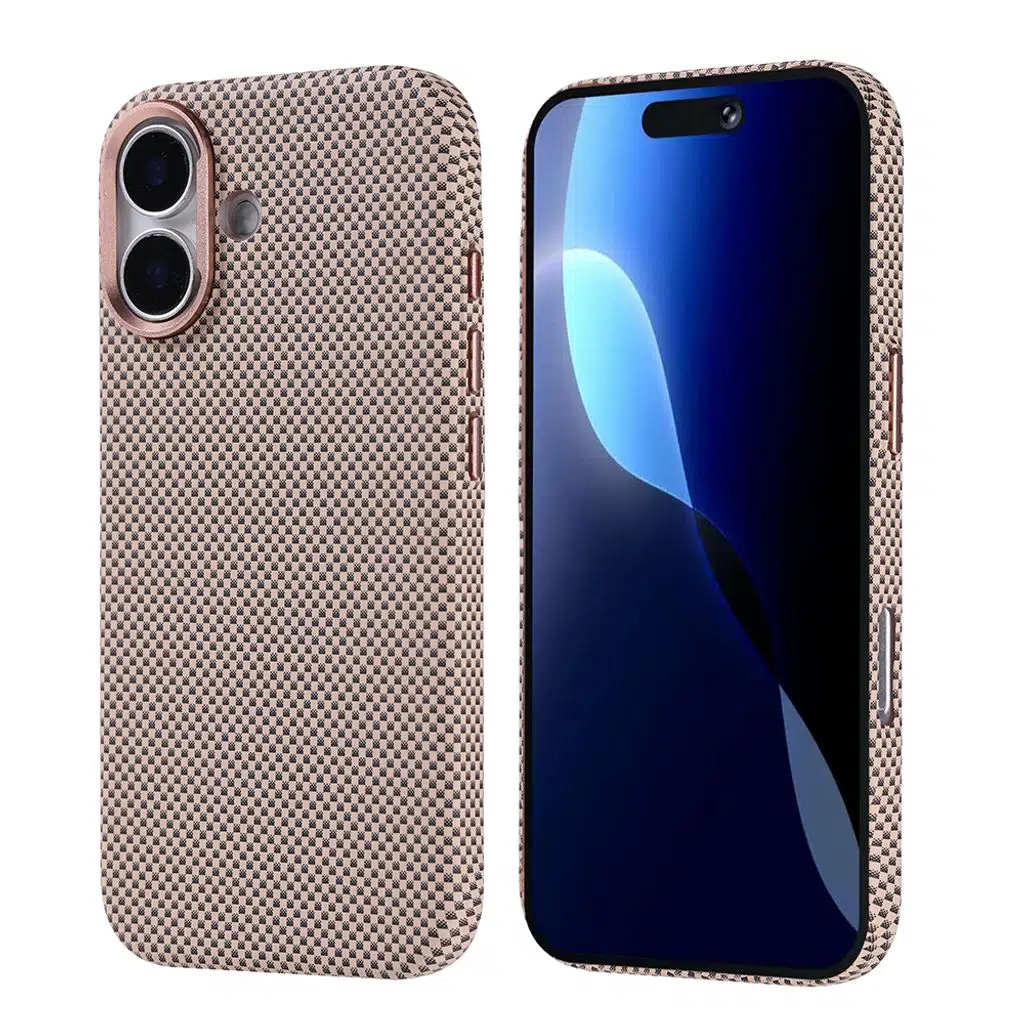 iPhone 17 Kılıf M-safe Şarj Özellikli Karbon Fiber Görünümlü Nekst Kapak