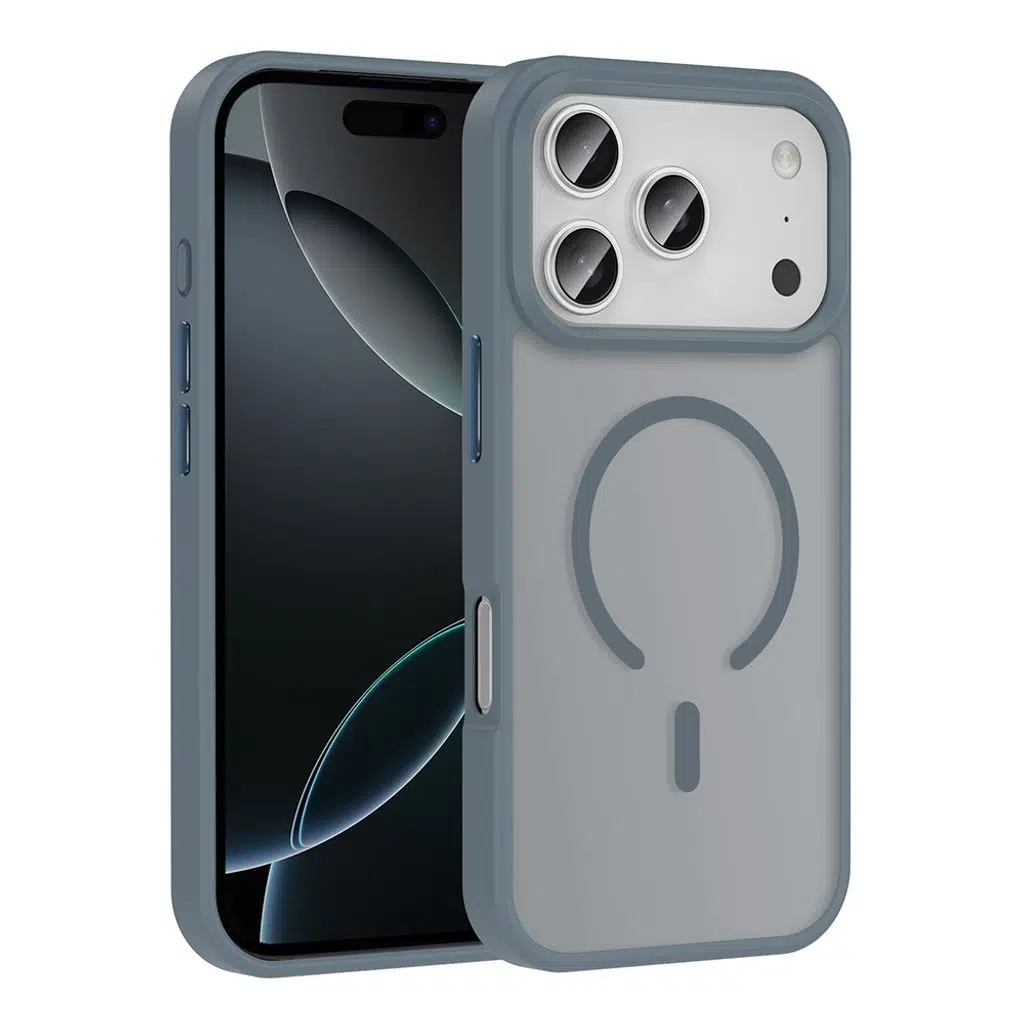 iPhone 17 Pro Kılıf M-safe Şarj Özellikli Mat Arka Yüzey Sio Kapak