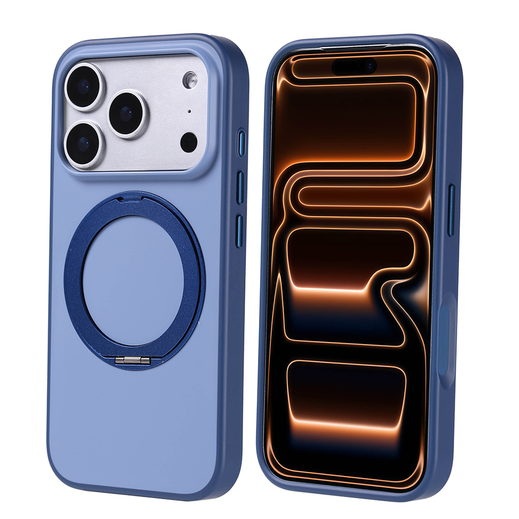 iPhone 17 Pro Kılıf M-Safe Şarj Özellikli Standlı Proton Silikon Kapak