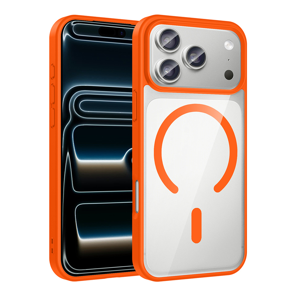 iPhone 17 Pro Kılıf M-safe Wireless Şarj Özellikli Silikon Ege Kapak