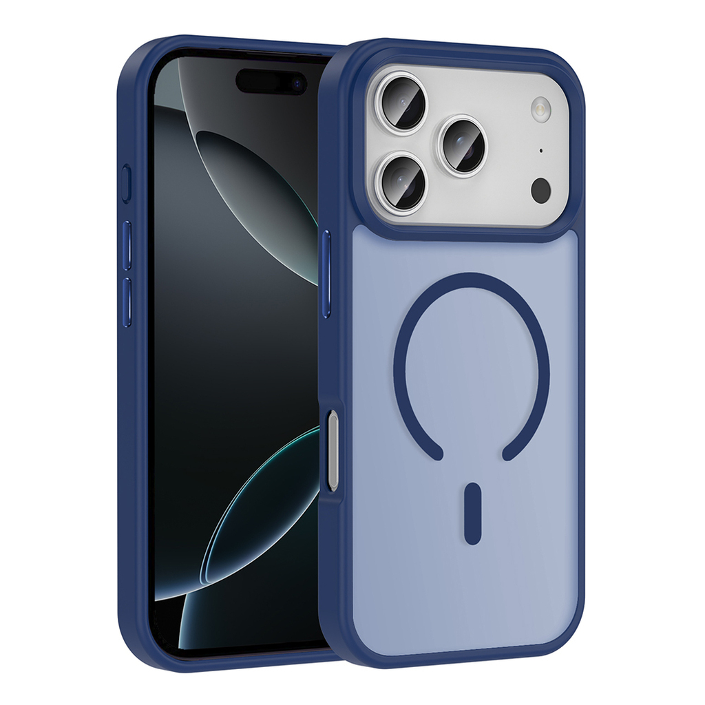 iPhone 17 Pro Max Kılıf M-safe Şarj Özellikli Mat Arka Yüzey Sio Kapak