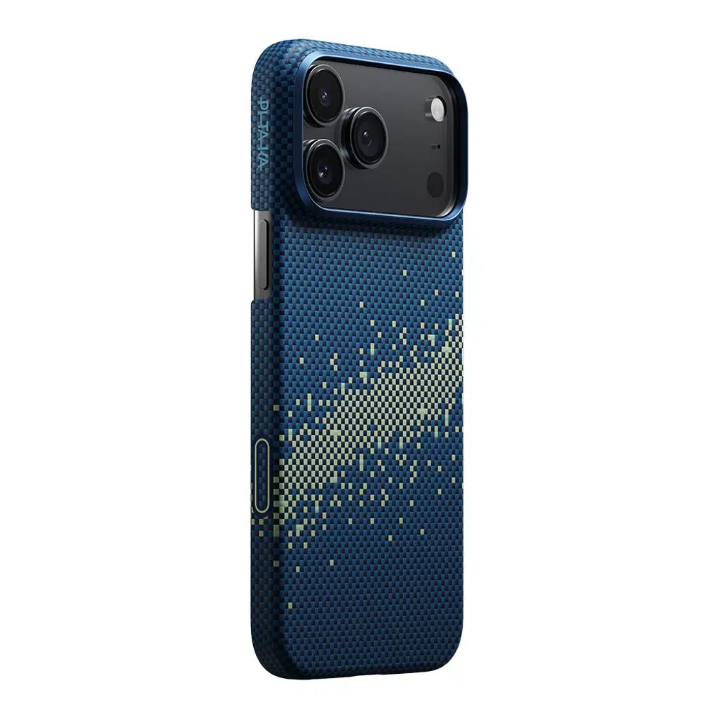 iPhone 17 Pro Max Kılıf Magsafe Şarj Özellikli Aramid Fiber Pitaka Tactile Woven Starpeak Serisi Milky Way Samsung Galaxy Kapak