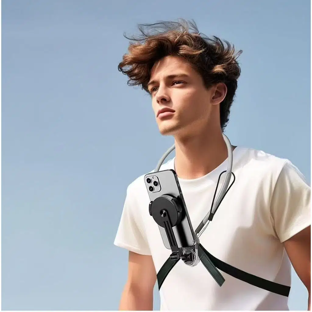 Lopard 2in1 Boyun Askılı Magsafe Telefon Tutucu Güçlü Mıknatıs Eller Serbest Magnetik 