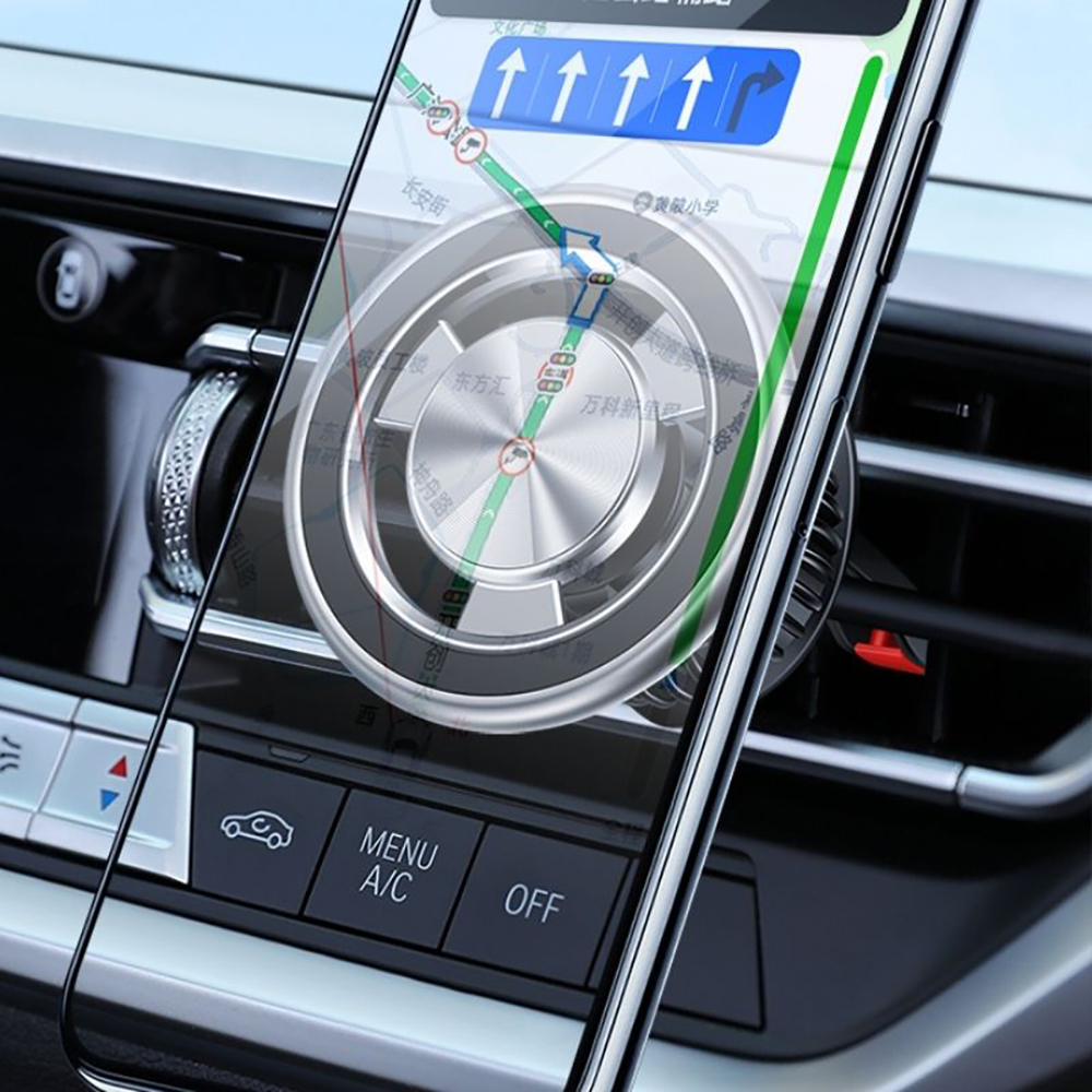 Lopard Magsafe 360 Derece Oynar Başlıklı Araç İçi Telefon Tutucu Çinko Gövde Havalandırma Tasarım