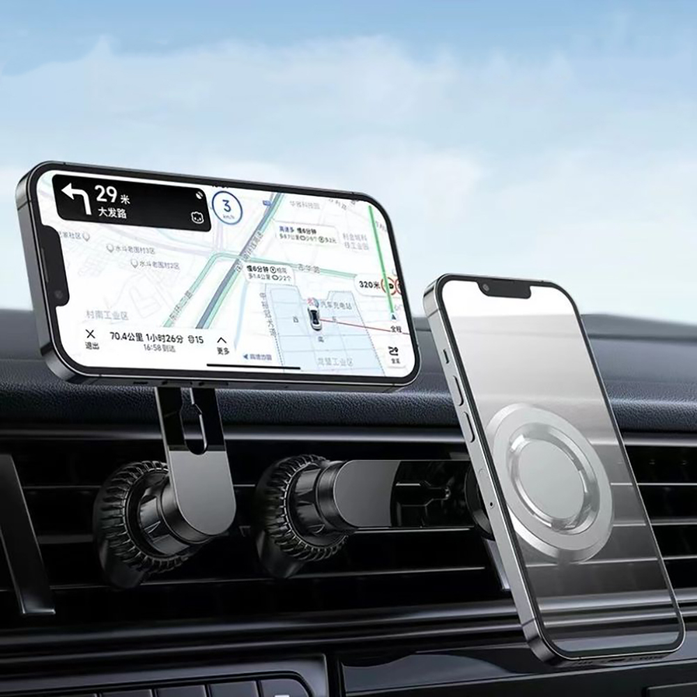 Lopard Havalandırma Tasarımlı Magsafe Araç İçi Telefon Tutucu 