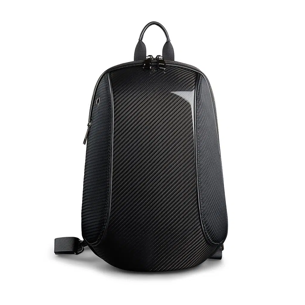 Karbon Fiber Detaylı 5 Bölmeli Çengel Kancalı Spor Sırt Çantası