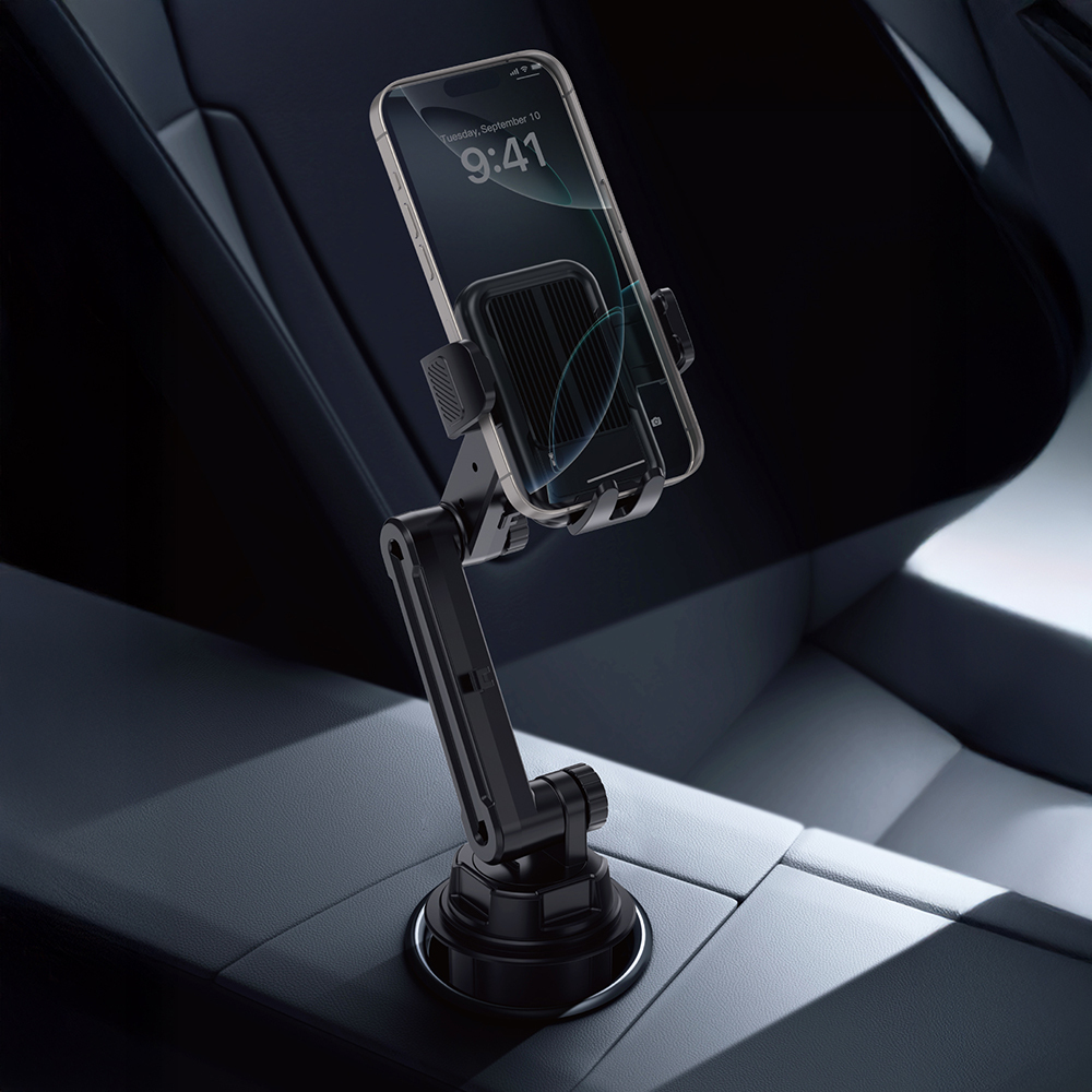 Lopard Araç içi Telefon Tutucu Bardak Bölmesi Gentleman 360 Derece Dönen Teleskopik Bardaklık Tipi