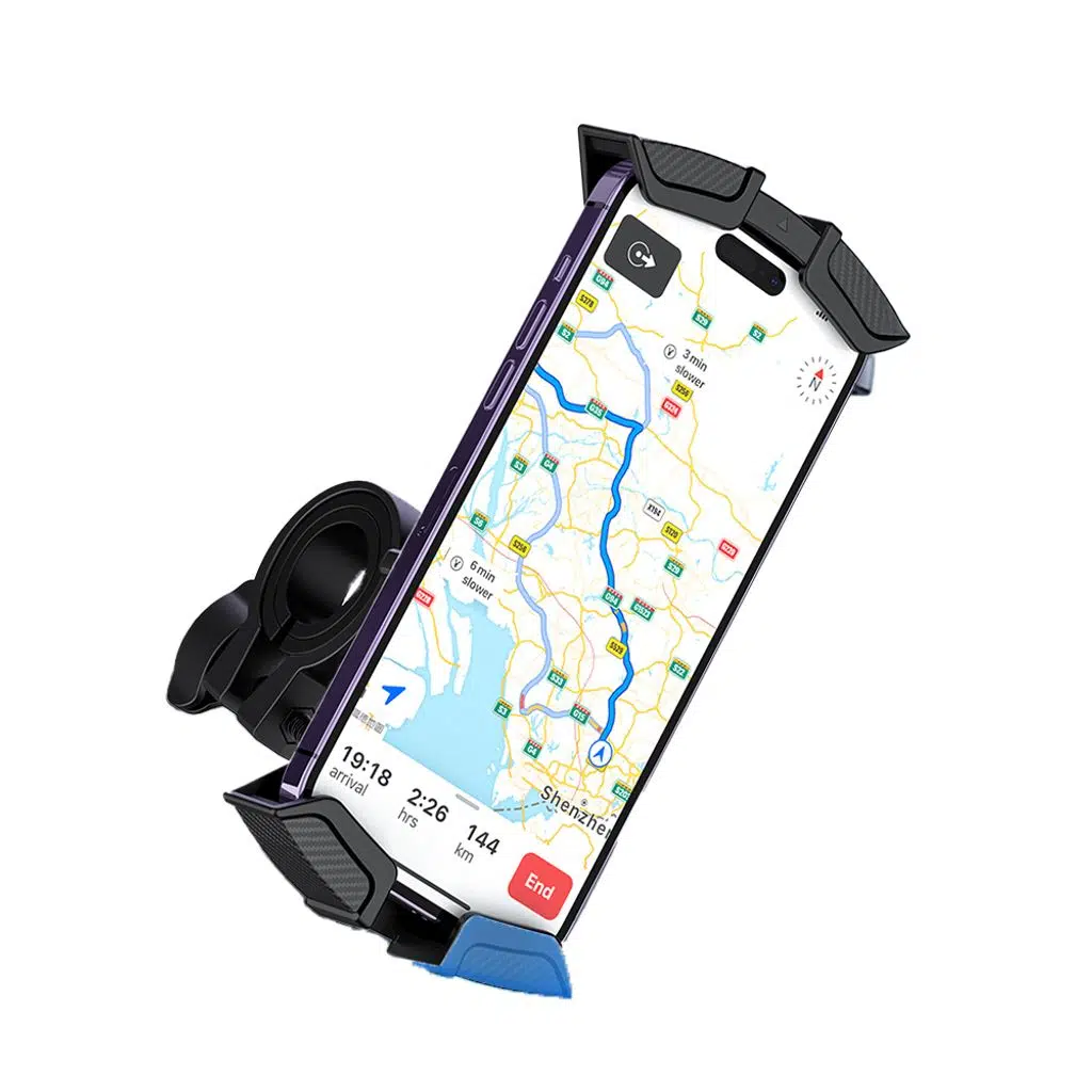 Recci RHO-C33 360° Derece Dönebilen Ayarlanabilir Motosiklet ve Bisiklet Telefon Tutucu