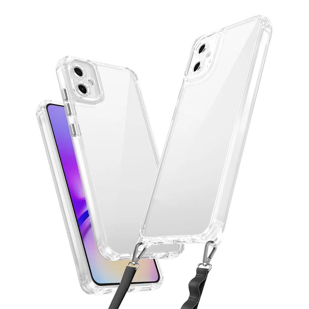 Samsung Galaxy A06 Kılıf Airbagli Takılabilir Askı Aparatlı Snap Silikon Kapak