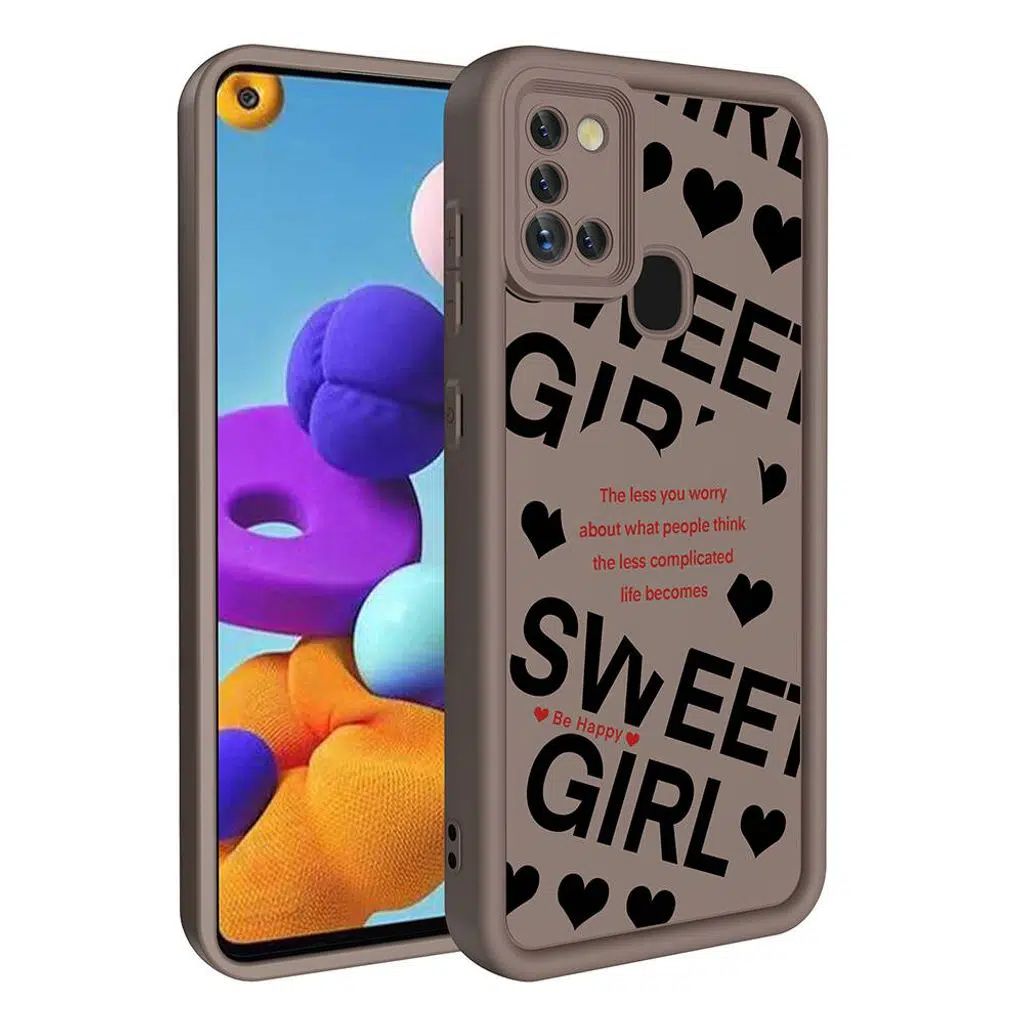 Samsung Galaxy A21S Kılıf Kamera Korumalı Baskılı Arka Yüzey Klas Kapak