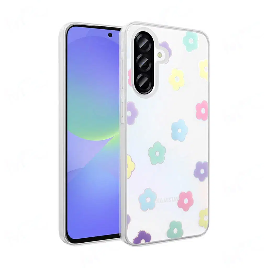 Samsung Galaxy A36 Kılıf Şeffaf Figürlü Folk Sert Kapak