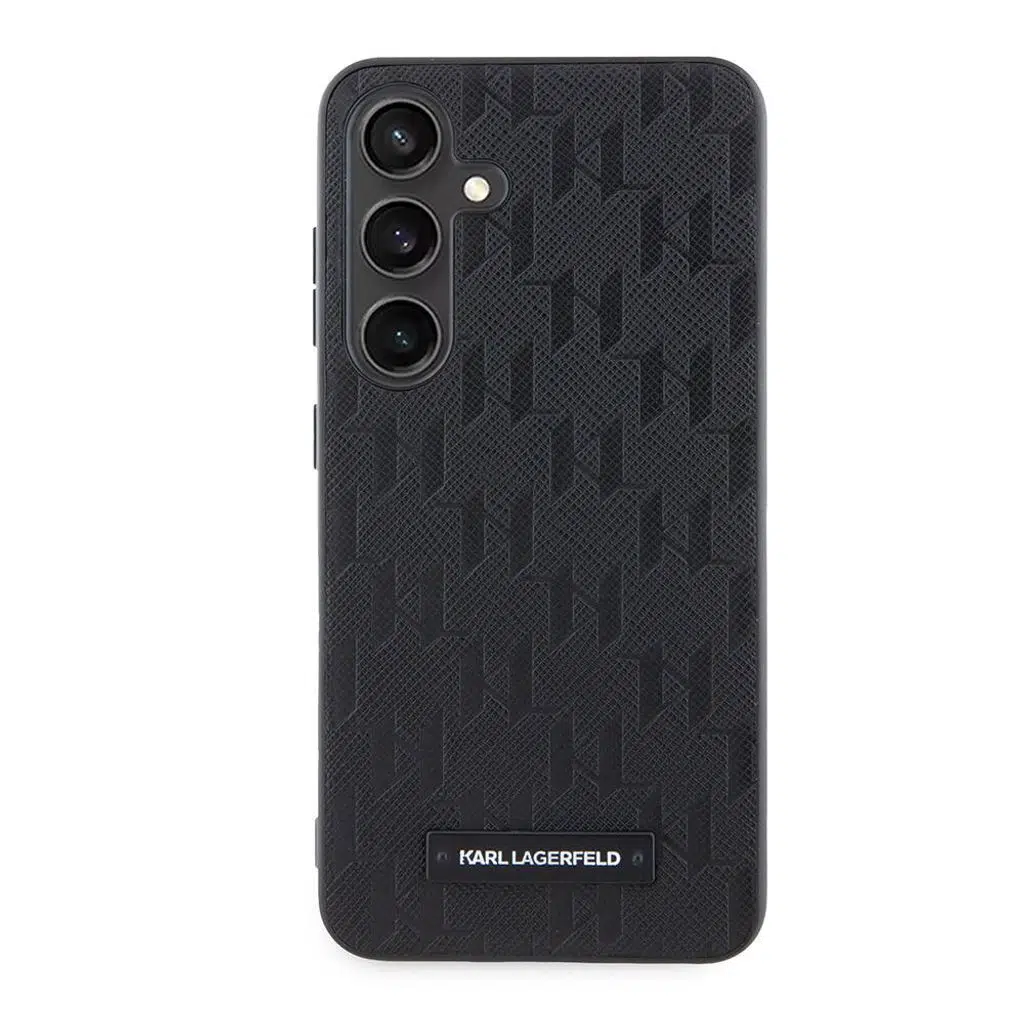 Saffiano Metal Samsung Galaxy S24 Monogram Logo Kılıf