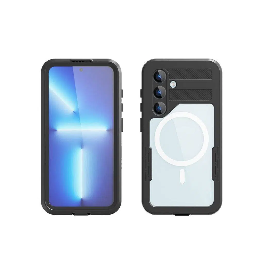 Samsung Galaxy S24 Kılıf M-safe Şarj Özellikli 1-1 Su Geçirmez Kılıf