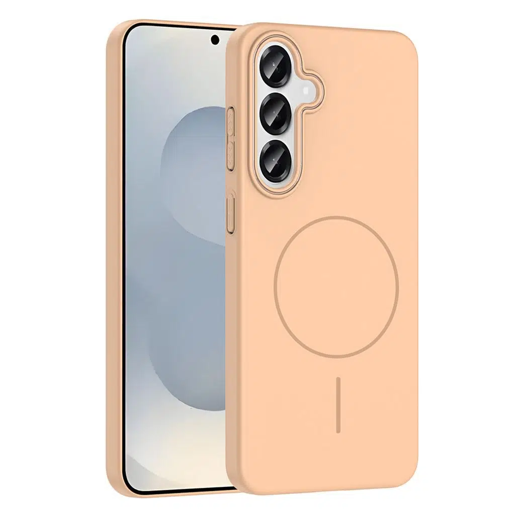 Samsung Galaxy S24 Kılıf M-safe Şarj Özellikli Ruby Sert Kapak