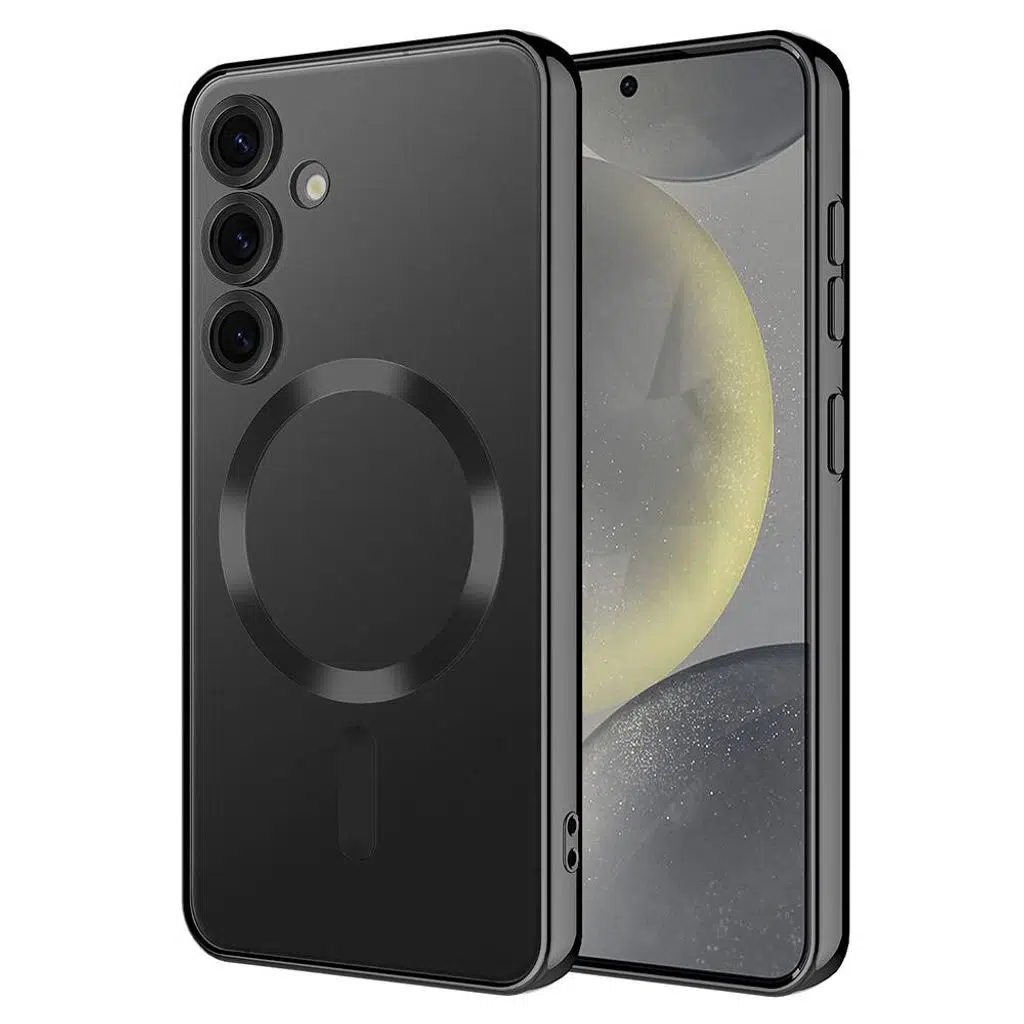 Samsung Galaxy S24 Plus Kılıf Kamera Korumalı M-safe Wireless Şarj Özellikli Demre Kapak