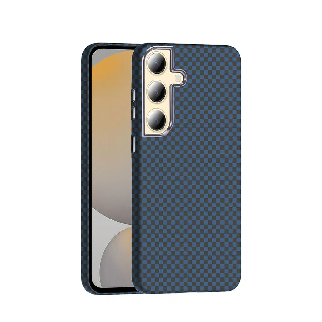 Samsung Galaxy S24 Plus Kılıf M-safe Şarj Özellikli Karbon Fiber Görünümlü Gros Kapak