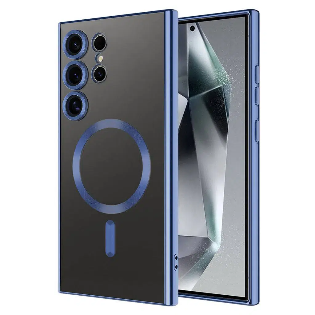 Samsung Galaxy S24 Ultra Kılıf Kamera Korumalı M-safe Wireless Şarj Özellikli Demre Kapak