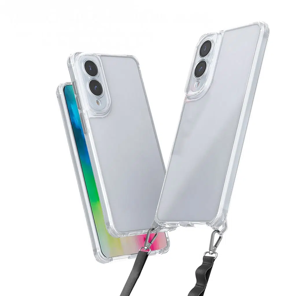 Samsung Galaxy S25 Edge Kılıf Airbagli Takılabilir Askı Aparatlı Snap Silikon Kapak