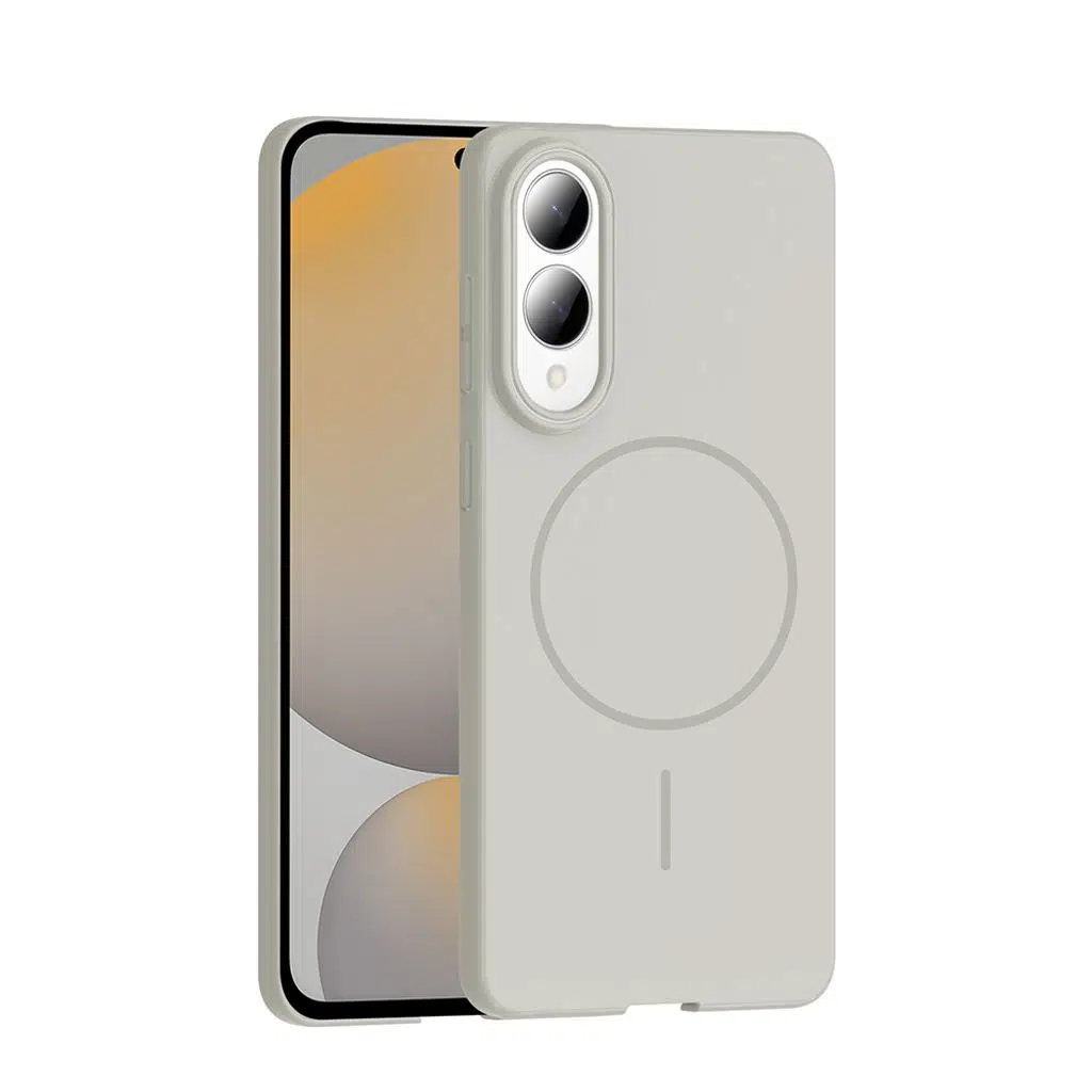 Samsung Galaxy S25 Edge Kılıf M-safe Şarj Özellikli Ruby Sert Kapak